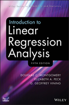 Introduction to Linear Regression Analysis, FifthEdition