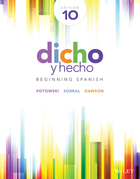 Dicho y hecho 10e: Beginning Spanish