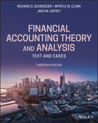 Financial Accounting Theory and Analysis: Text and Cases, 13th Edition