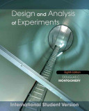 Design and Analysis of Experiments, 8th Edition International Student Version