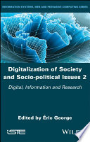 Digitalization of Society and Socio-politicalIssues 2 - Digital, Information and Research