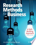 Research Methods For Business - A Skill BuildingApproach 7e