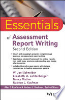 Essentials of Assessment Report Writing