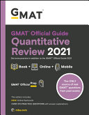 GMAT Official Guide Quantitative Review 2021: Book + Online