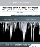 Probability and Stochastic Processes: A Friendly Introduction for Electrical and Computer Engineers, 3ed