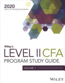 Wiley's Level II CFA Program Study Guide 2020: Complete Set