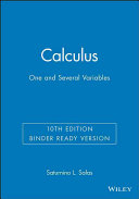 Calculus: One & Several 10e Binder Ready