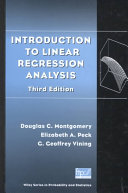 Linear Regression Analysis 3e