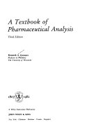 Textbook Of Pharmaceutical Analysis 3e