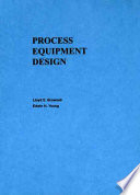 Process Equipment Design