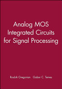 Analog MOS Integr Circuits