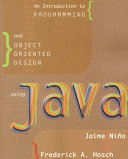 Intro Programming OOD w/JAVA