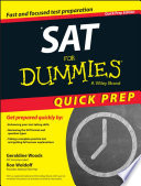 SAT For Dummies 2015 Quick Prep