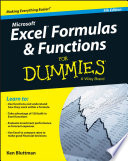 Excel Formulas and Functions FD 4e