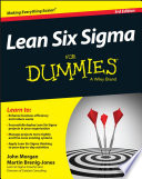 Lean Six Sigma For Dummies 3e