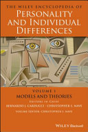 The Wiley Encyclopedia of Personality andIndividual Differences, Volume 1