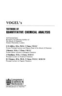 Textbook of Quantitative Chem 5e