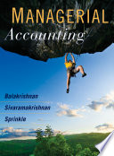 Managerial Accounting, 1st Edition