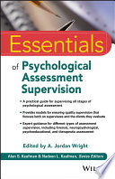 Essentials of Psychological Assessment Supervision