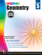 Geometry Workbook, Grade 5