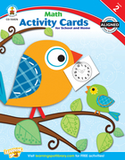 Math Activity Cards for School and Home, Grade 2