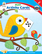 Math Activity Cards for School and Home, Grade K