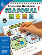 Interactive Notebooks Seasonal, Grade 1