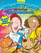 Brainy Day Activities Crosswords, Hidden Pictures, and More, Ages 6 - 8