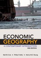 Economic Geography - A Contemporary Introduction,Second Edition