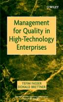 Management for Quality in High TechnologyEnterprises
