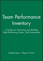 Team Performance Inventory: A Guide for Assessingand Building High-Performing Teams, SelfAssessment.