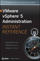 VMware vSphere 5 Administration Instant Reference