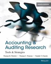 Accounting & Auditing Research: Tools & Strategies 8E